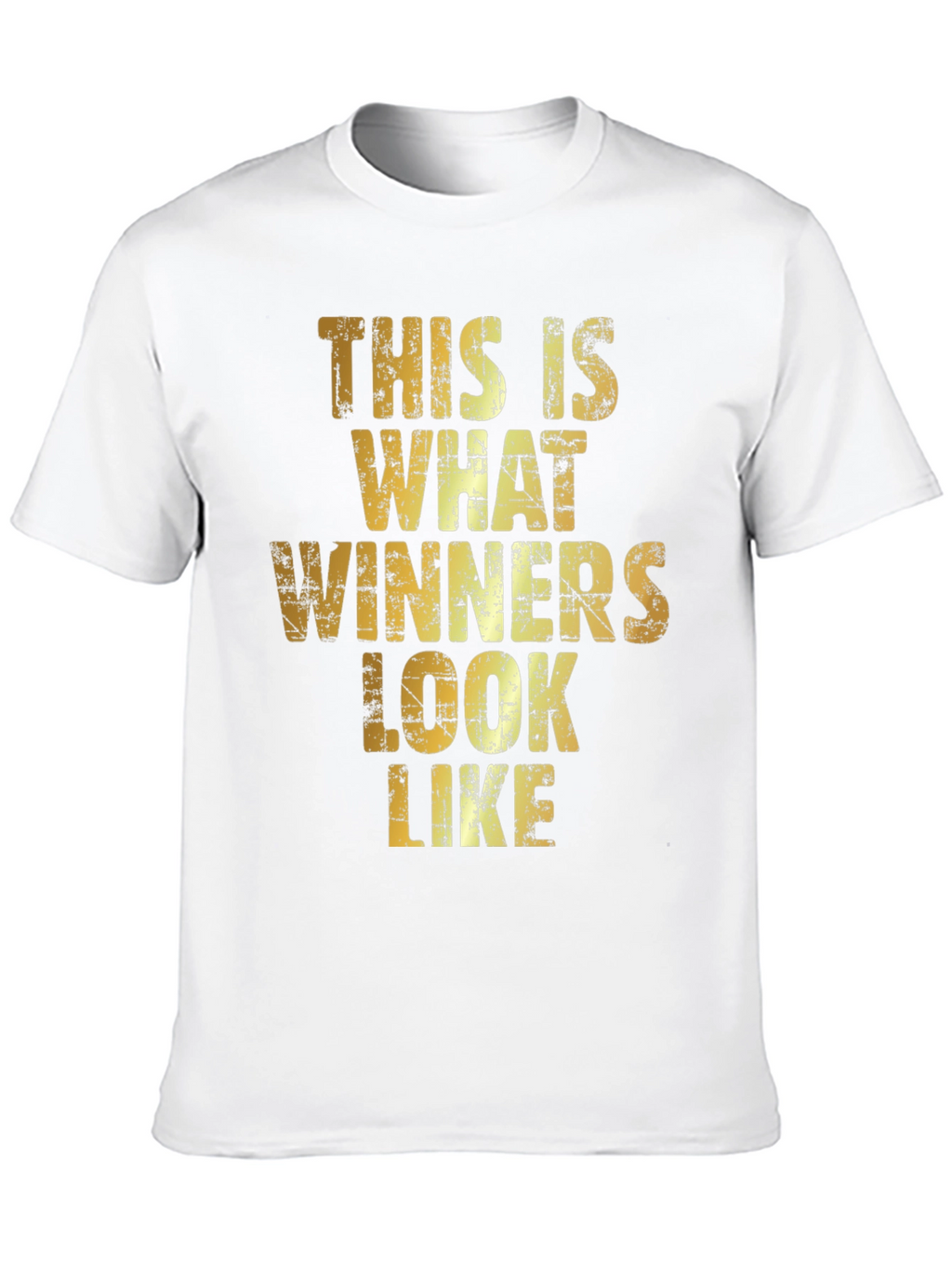 Winners Look Like Mens Black Graphic T-Shirt