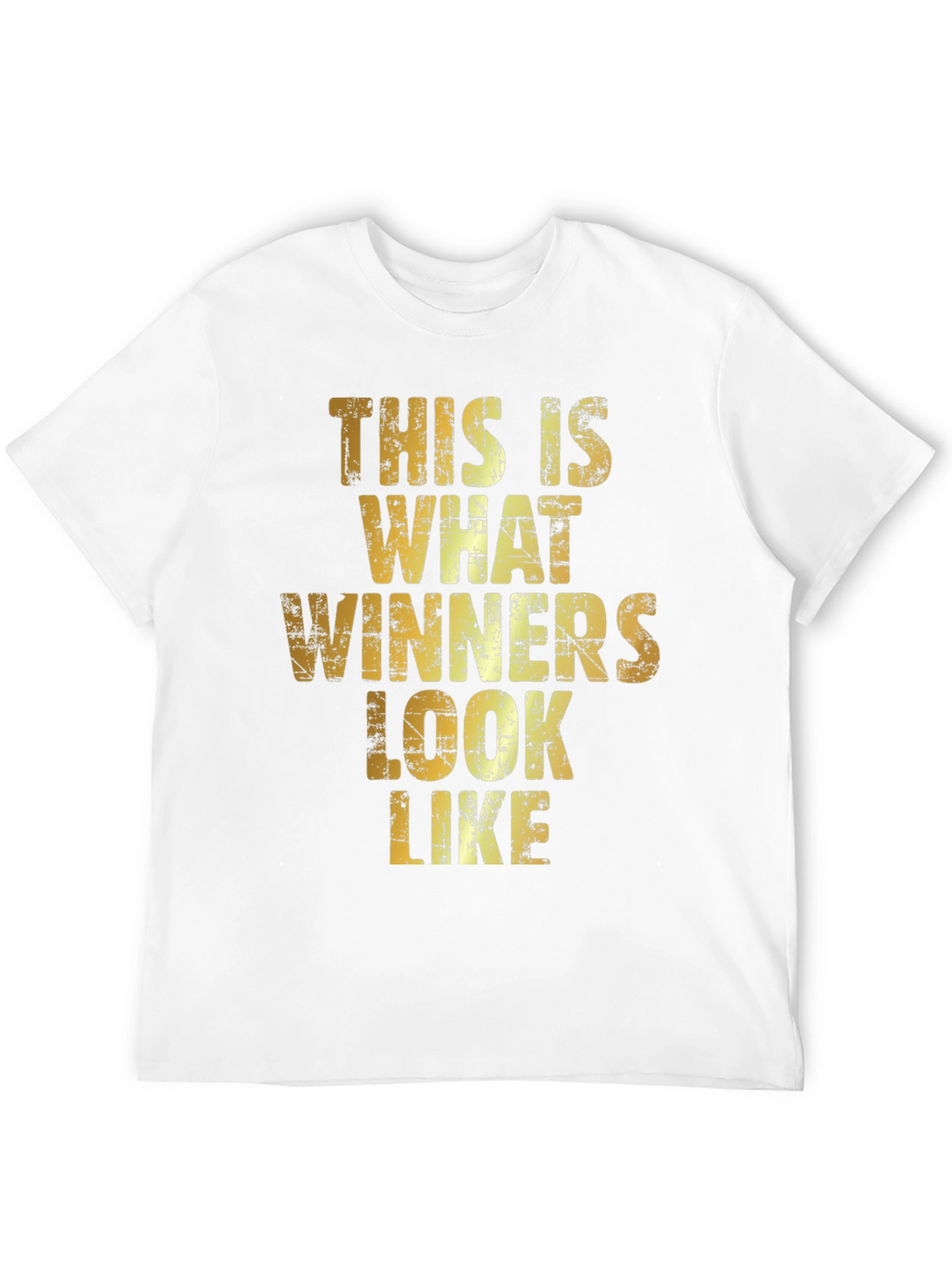 Winners Look Like Mens Black Graphic T-Shirt
