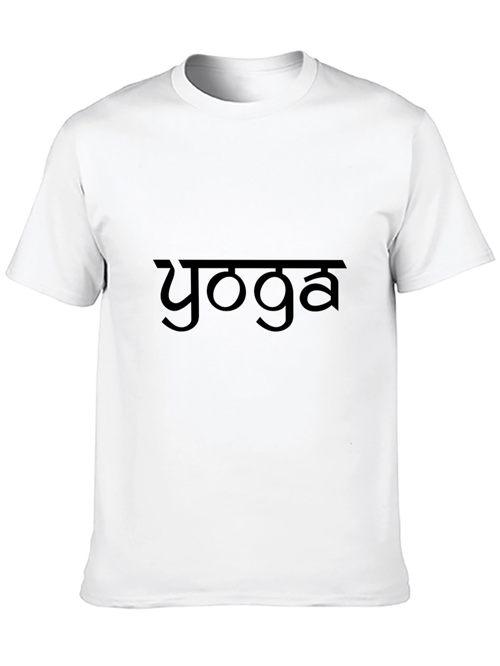 Yoga Inspired Black T-Shirt