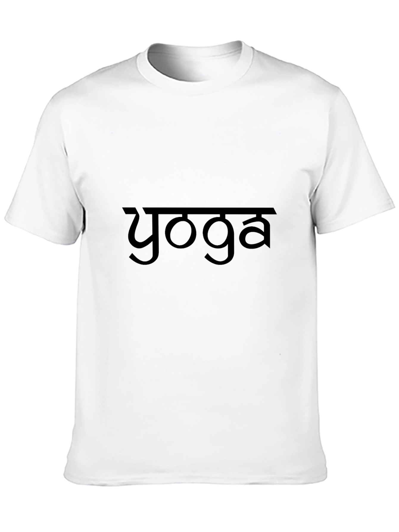 Yoga Inspired Black T-Shirt