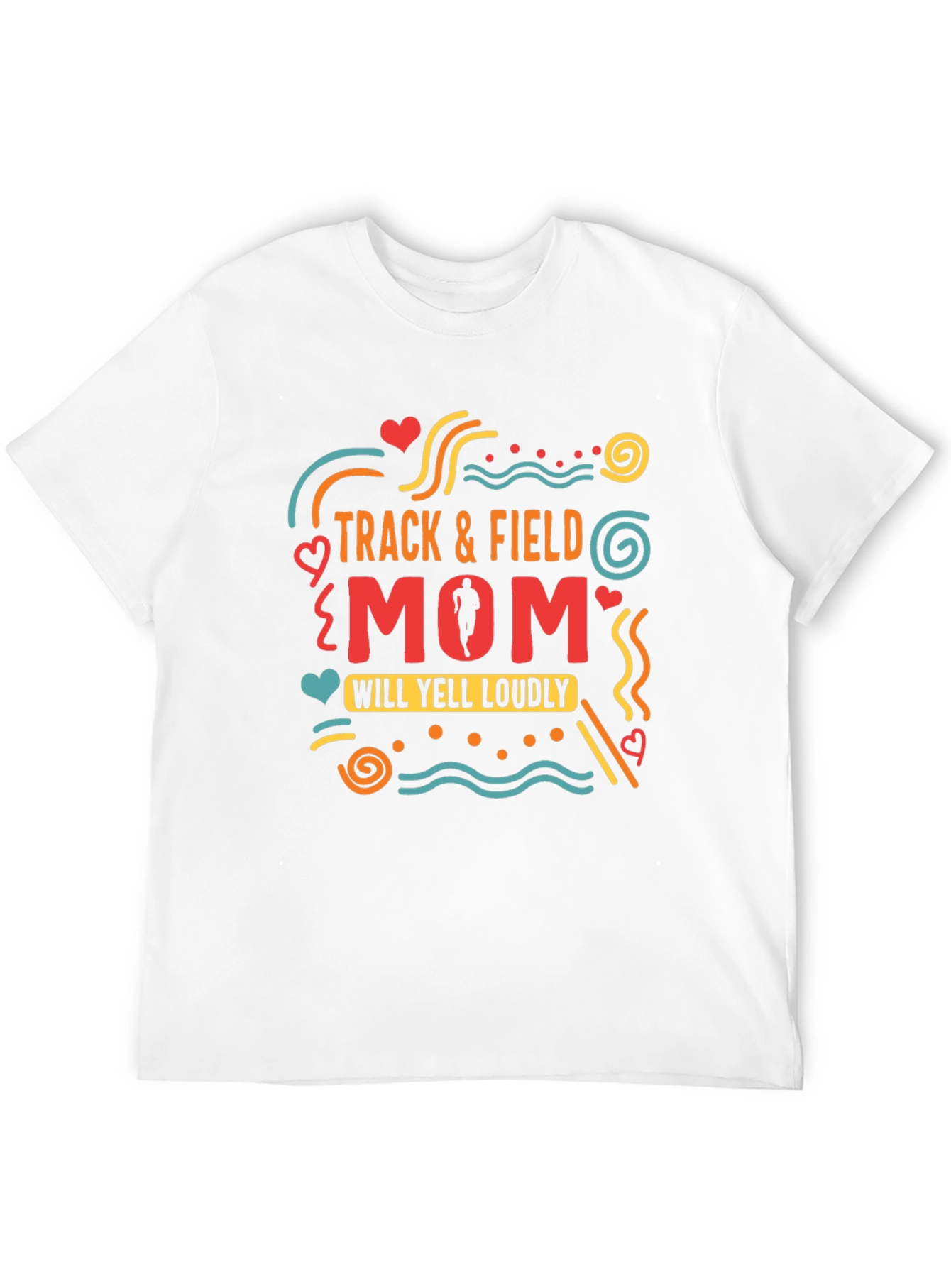 Track & Field Mom Graphic Tee