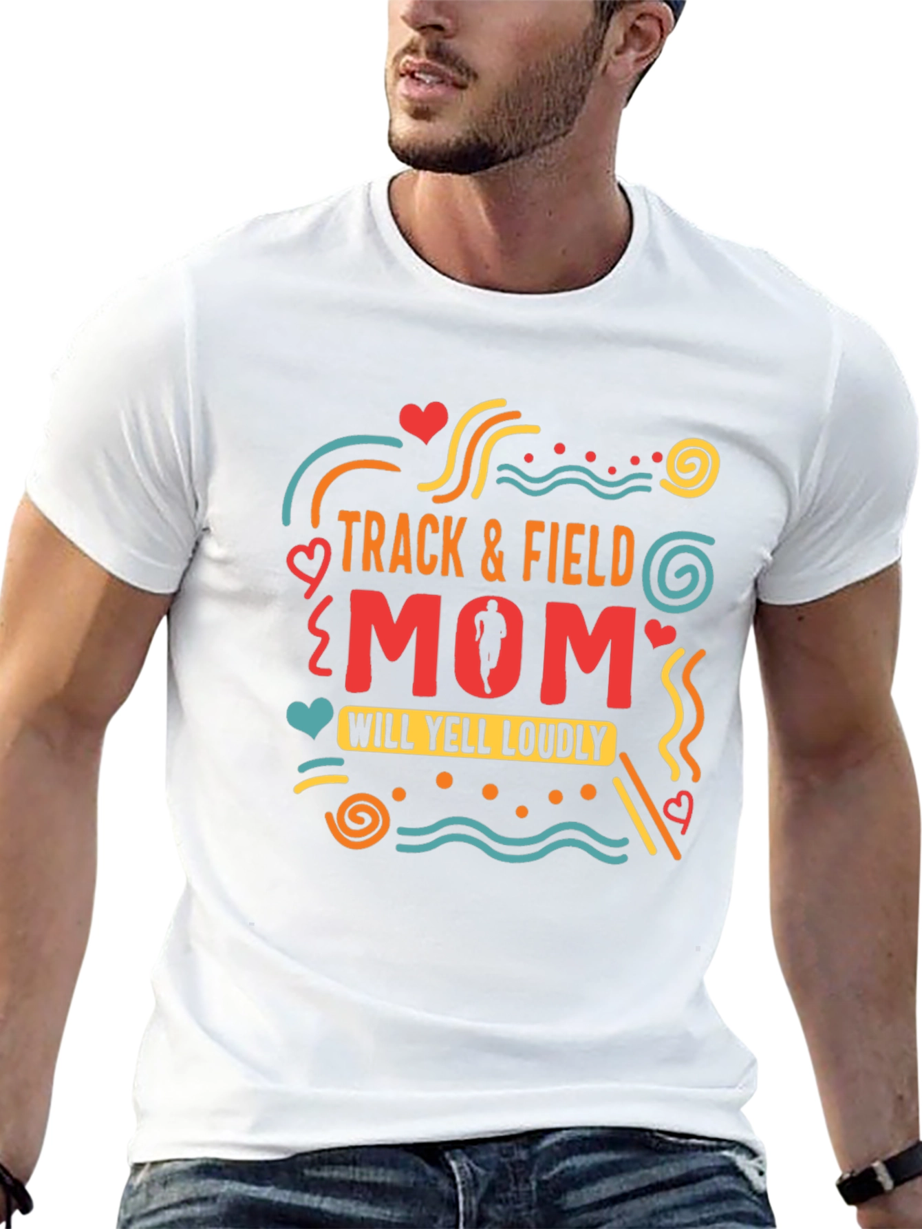Track & Field Mom Graphic Tee