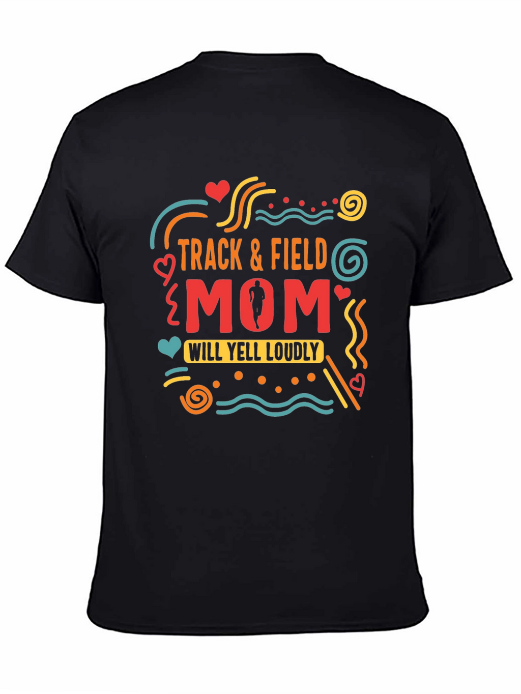 Track & Field Mom Graphic Tee