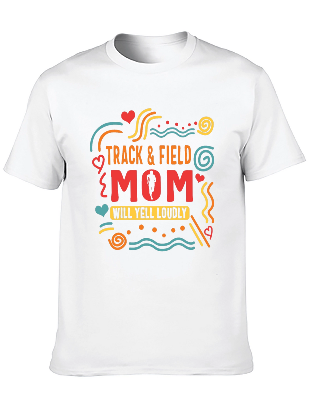 Track & Field Mom Graphic Tee