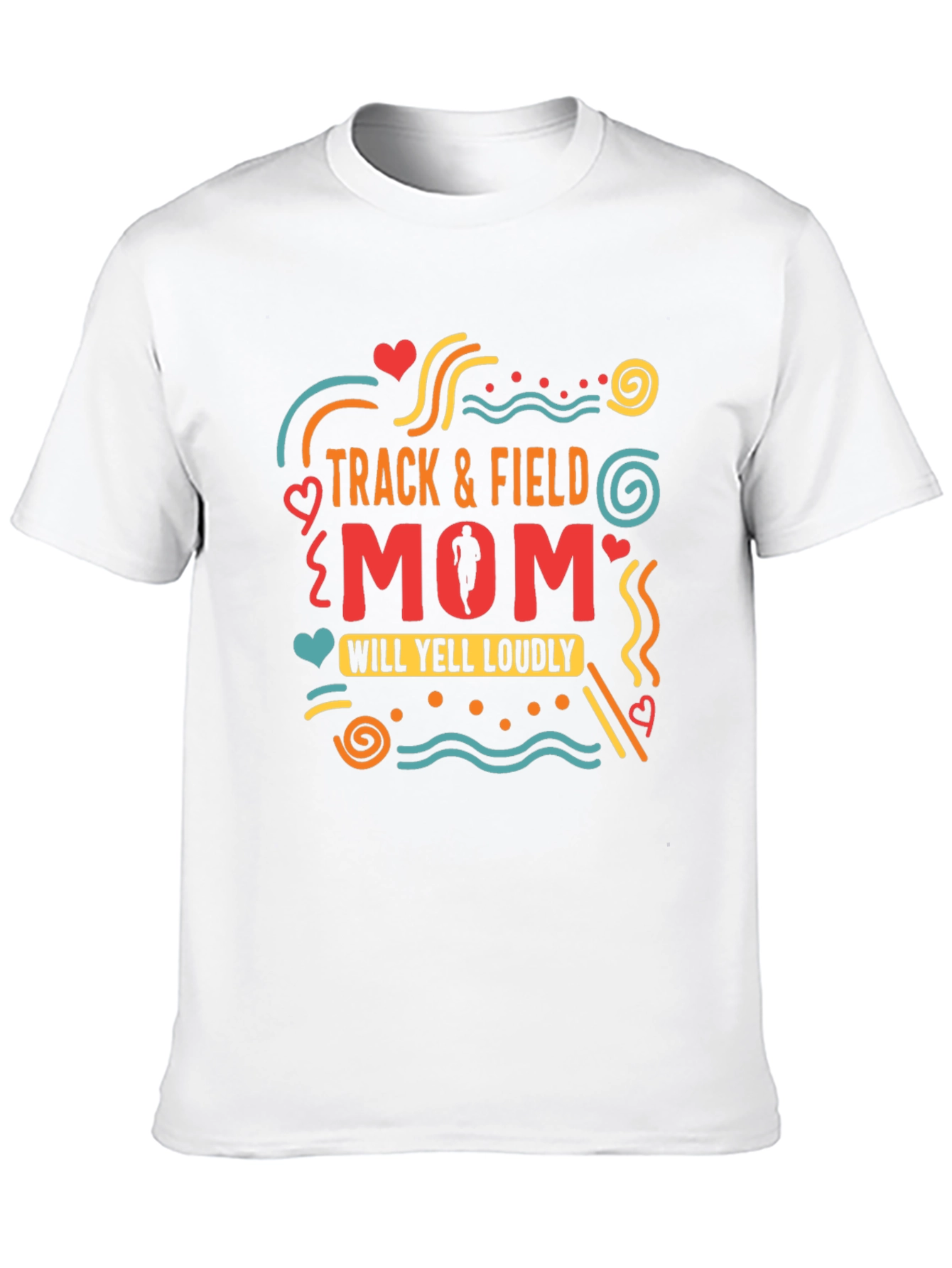 Track & Field Mom Graphic Tee