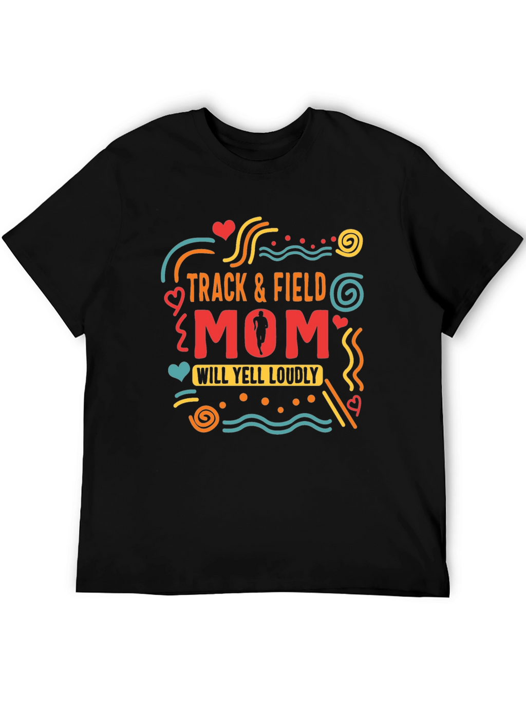 Track & Field Mom Graphic Tee