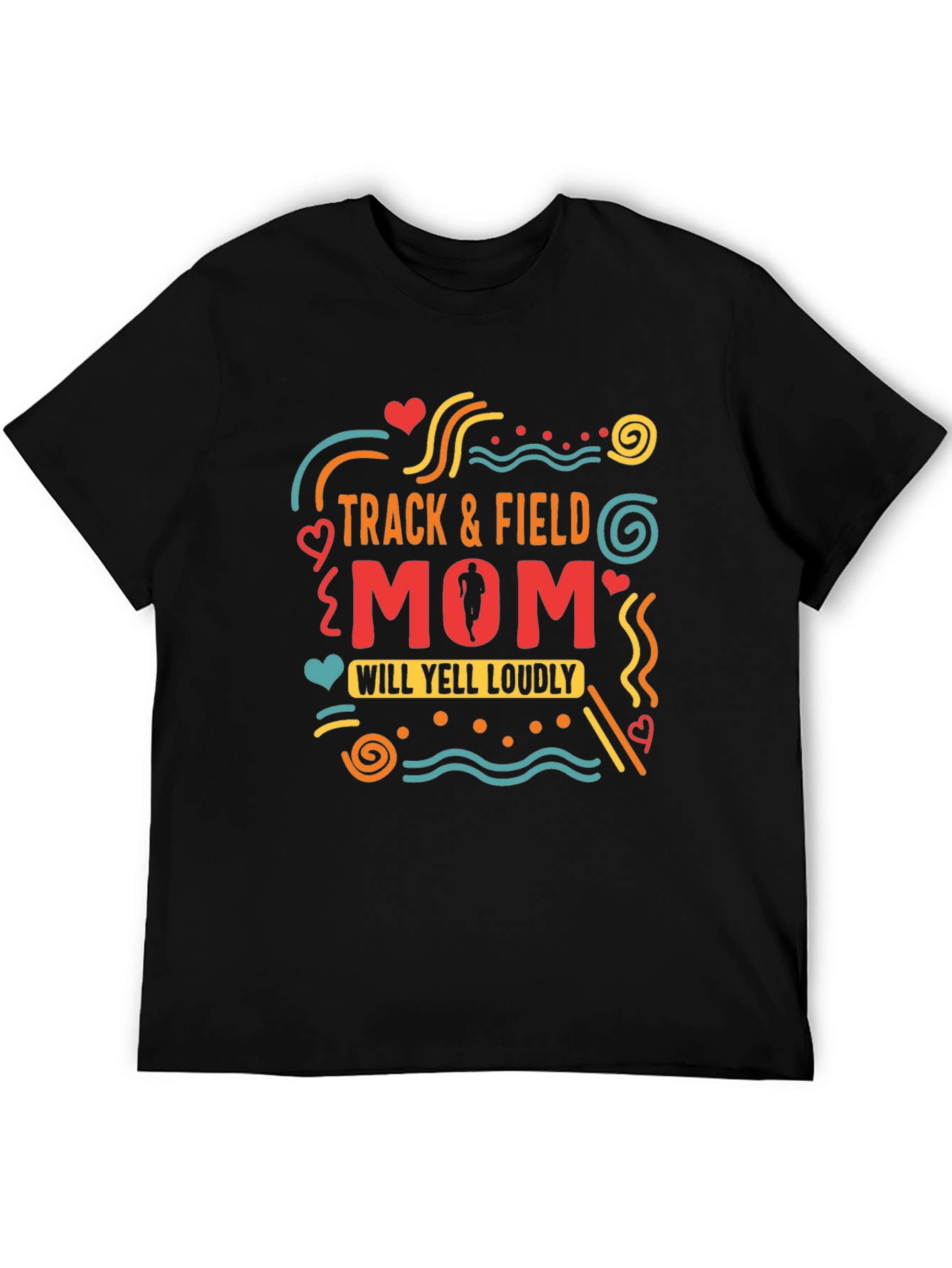 Track & Field Mom Graphic Tee