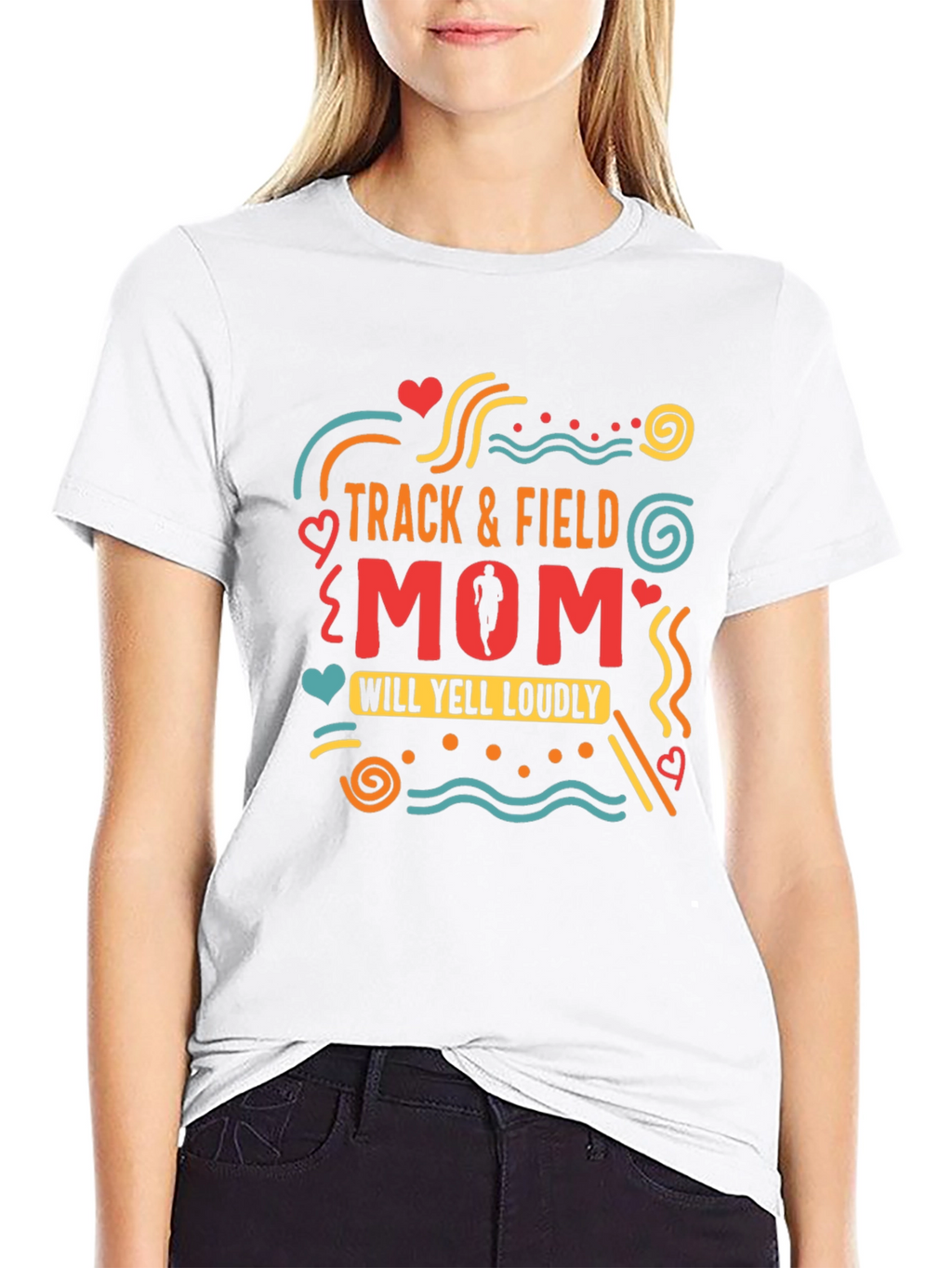 Track & Field Mom Graphic Tee