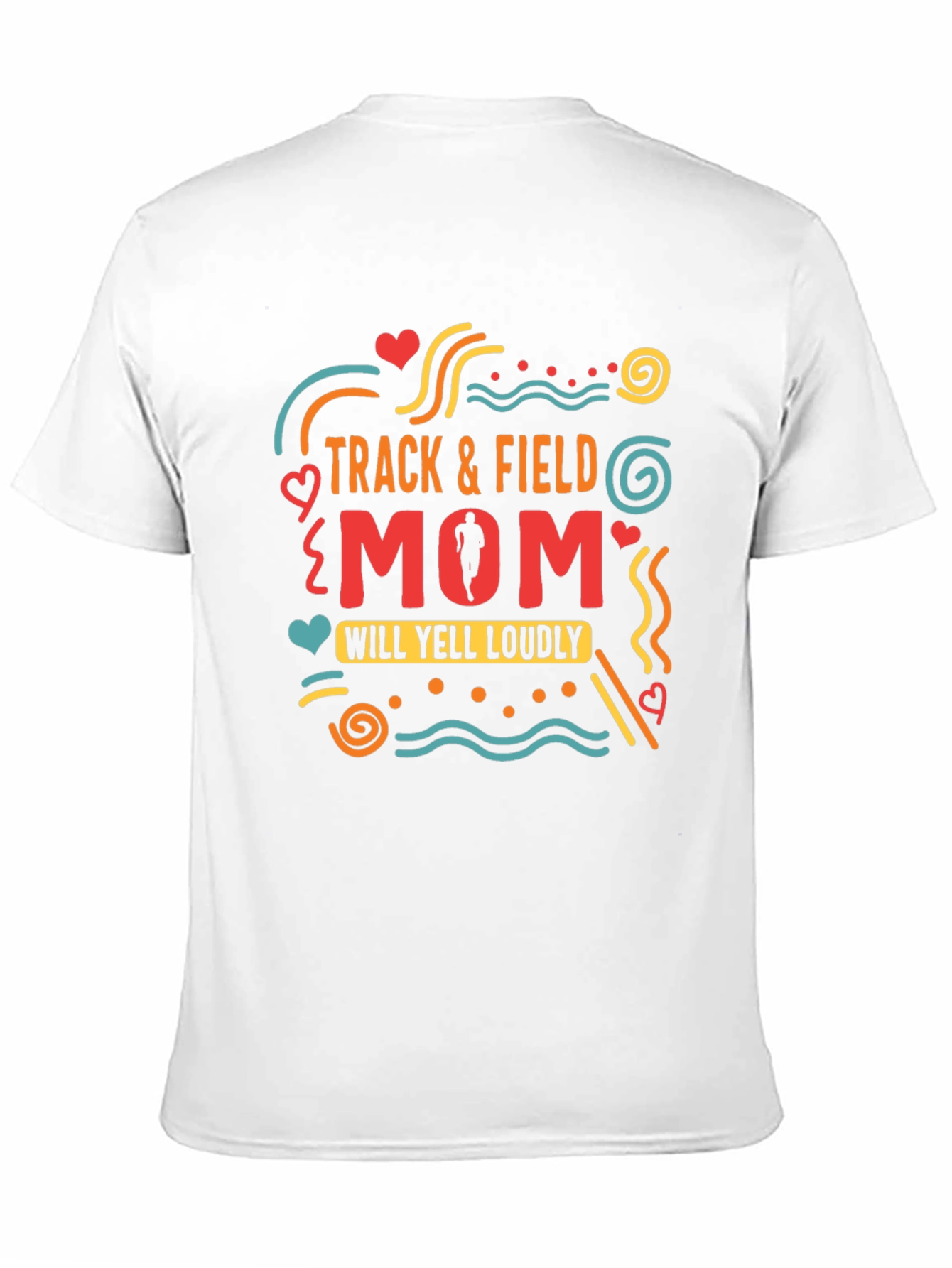 Track & Field Mom Graphic Tee