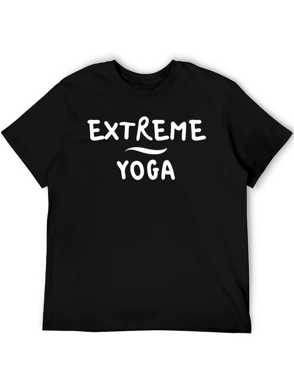 Extreme Yoga Black T-Shirt