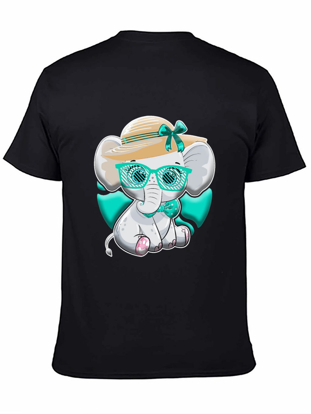 Elephant T-Shirt Cute Cartoon Style