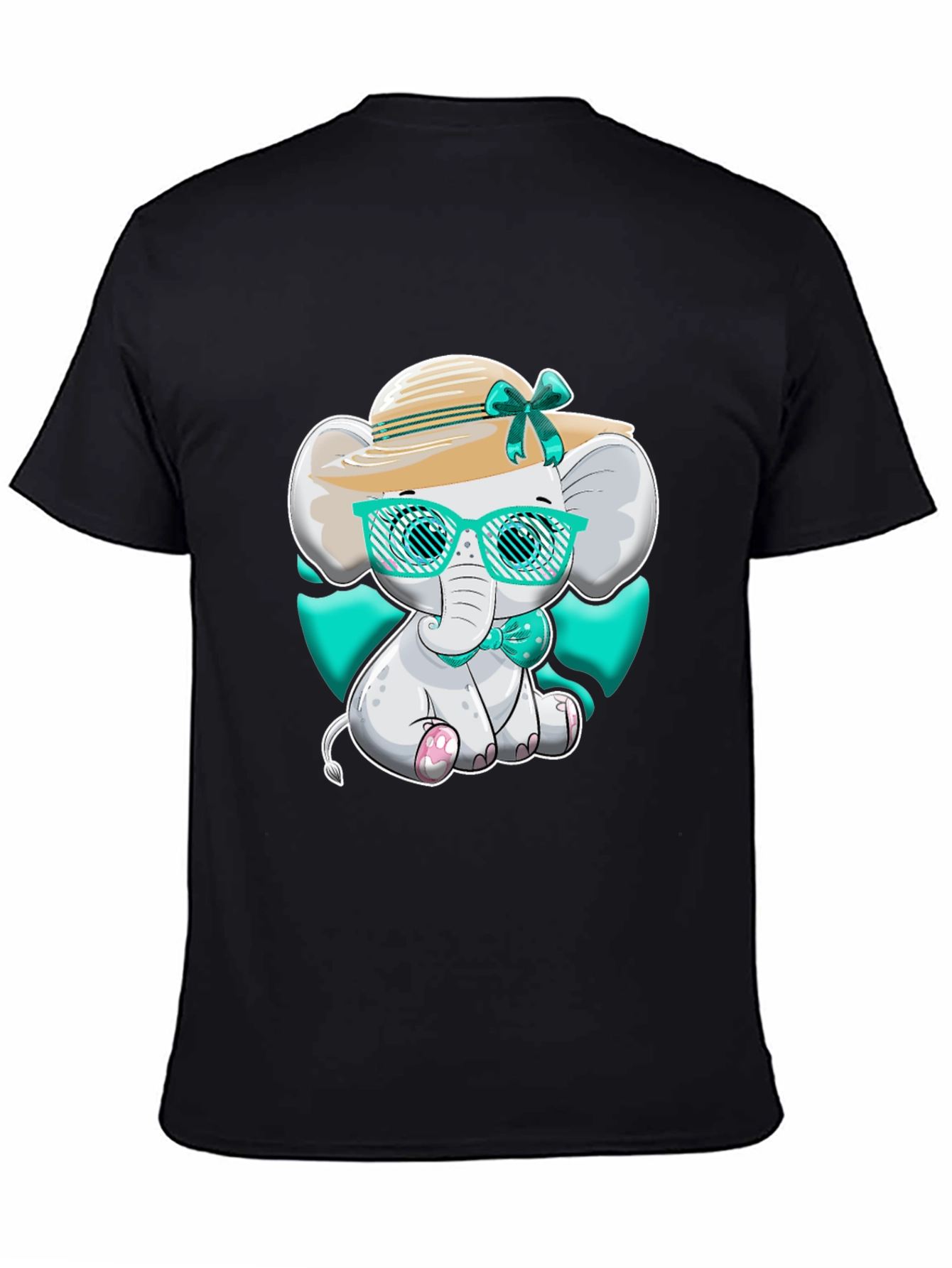 Elephant T-Shirt Cute Cartoon Style