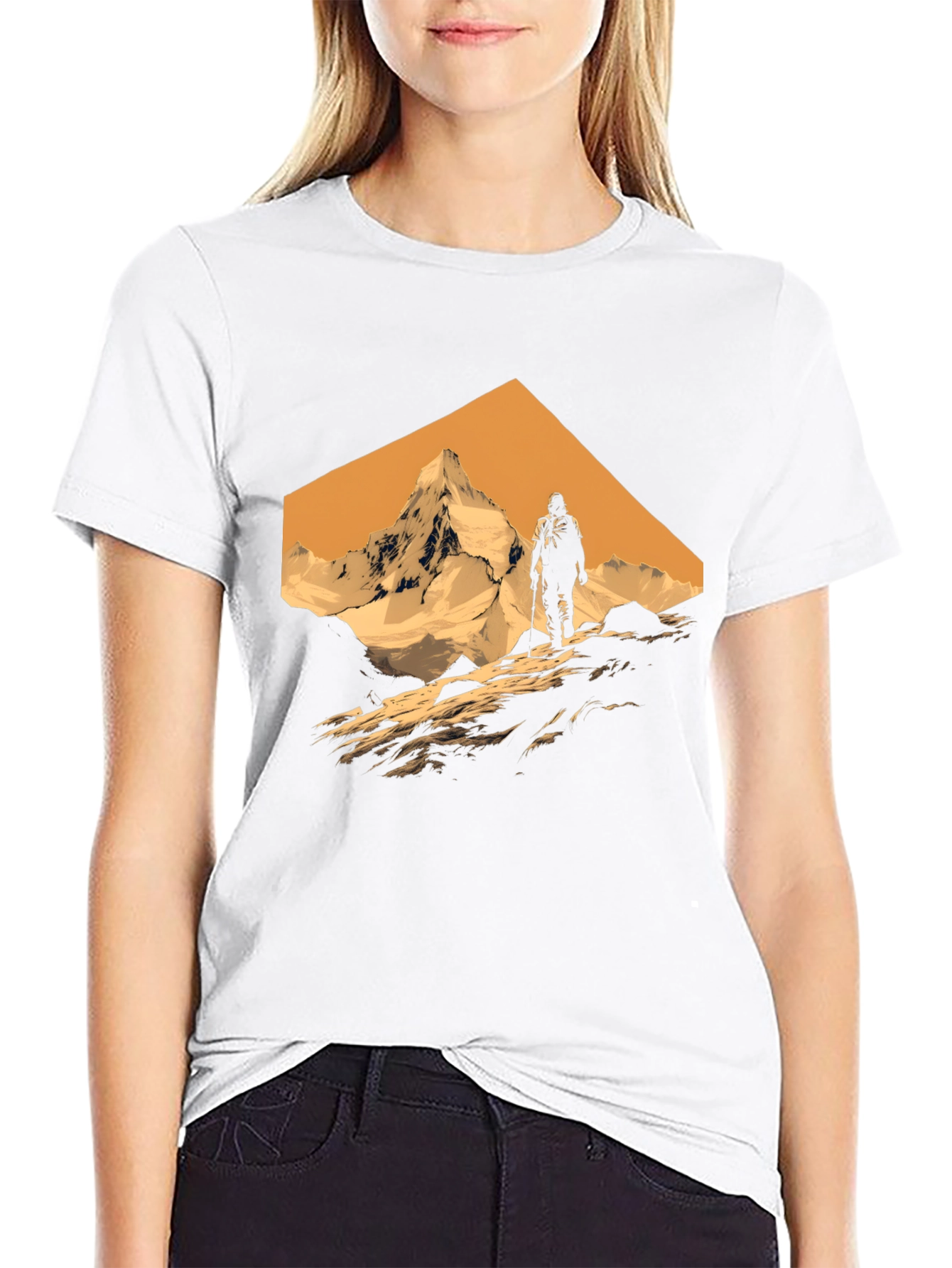 Mountain Hiker Graphic Tee - Adventure Awaits!