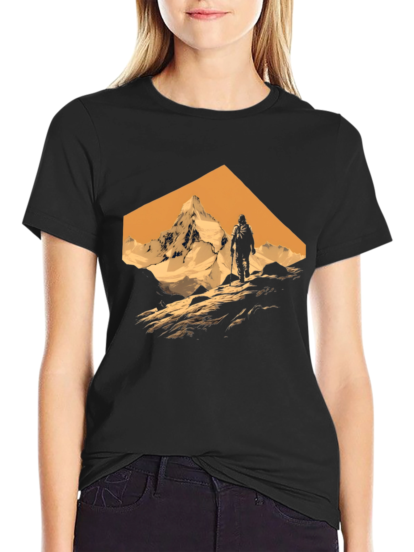 Mountain Hiker Graphic Tee - Adventure Awaits!