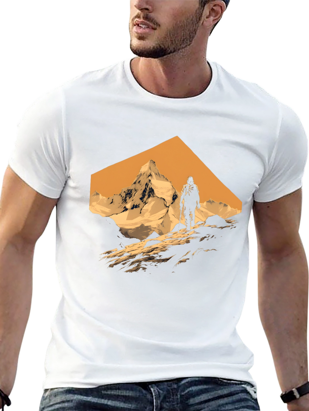 Mountain Hiker Graphic Tee - Adventure Awaits!