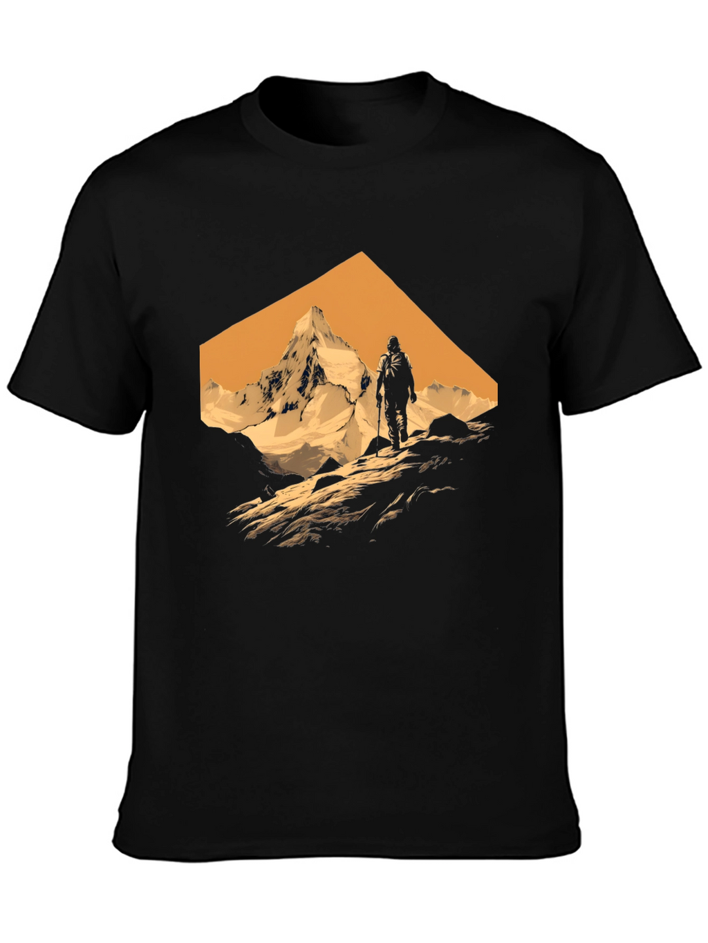 Mountain Hiker Graphic Tee - Adventure Awaits!