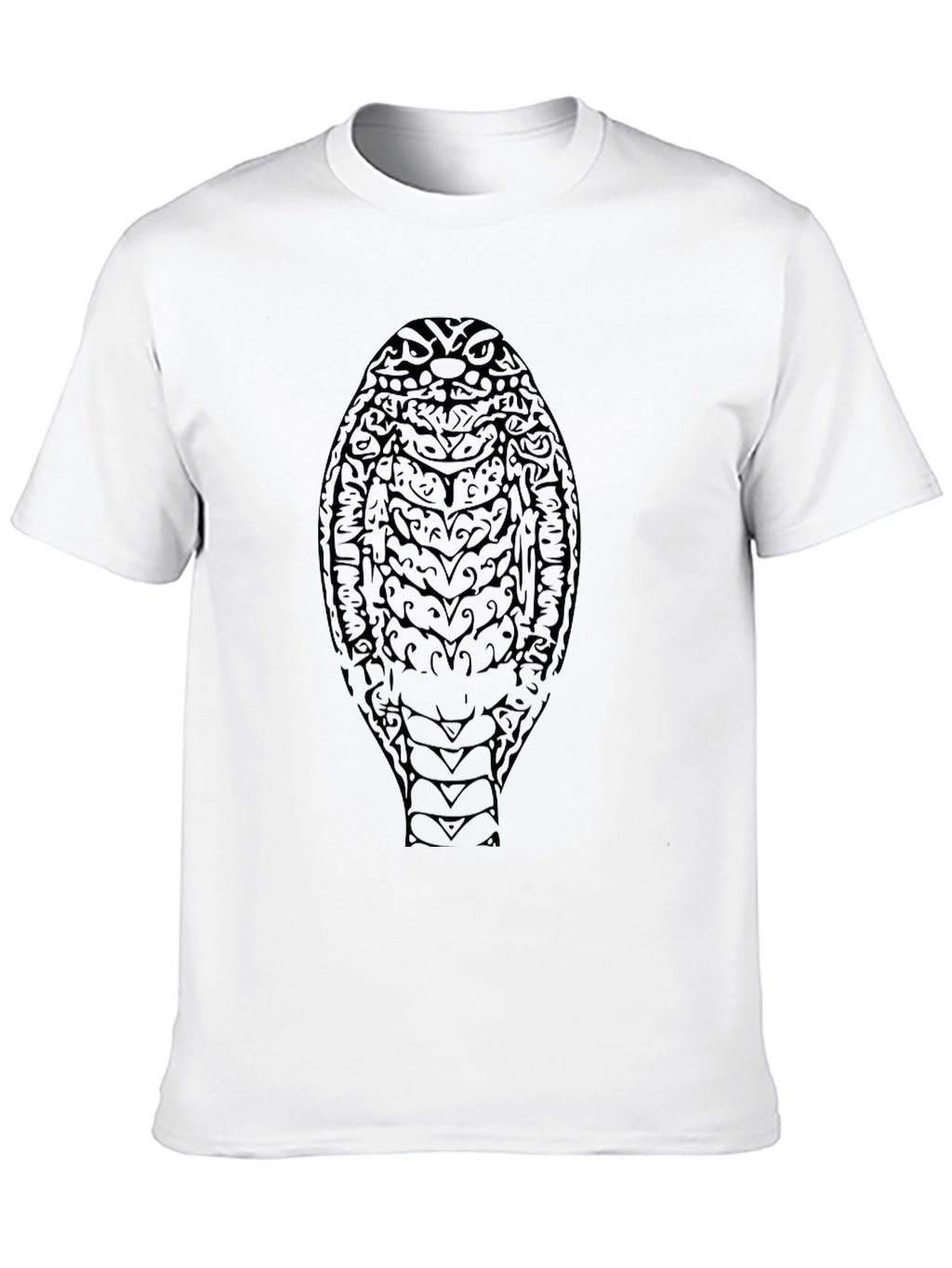 Mens Black Cobra Graphic Tee