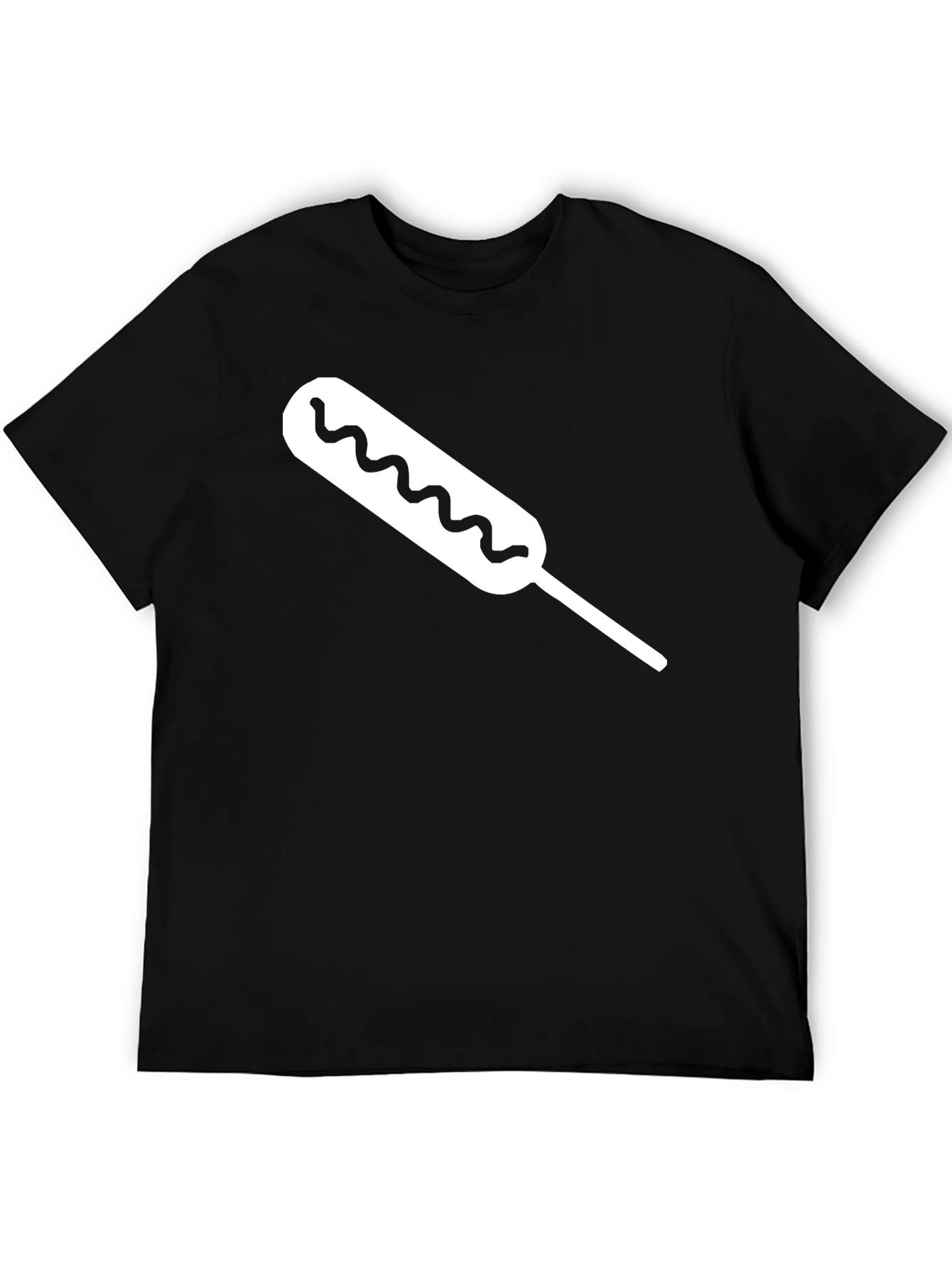 Corn Dog Graphic Tee - Black T-Shirt