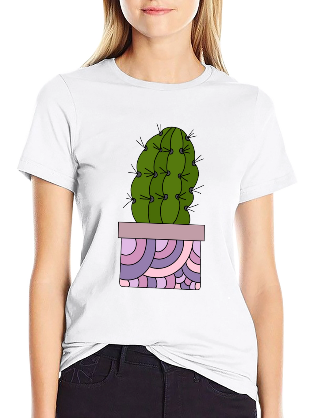 Cactus T-Shirt - Unique Potted Design