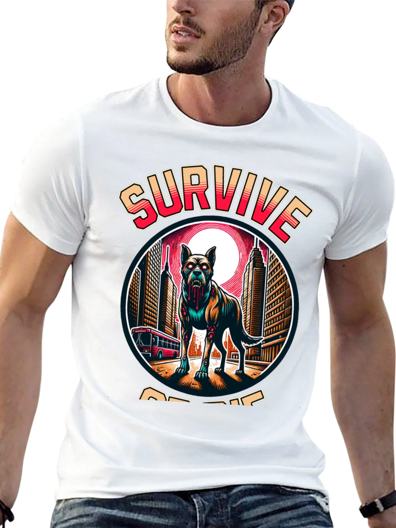 Survive Zombie Dog T-Shirt