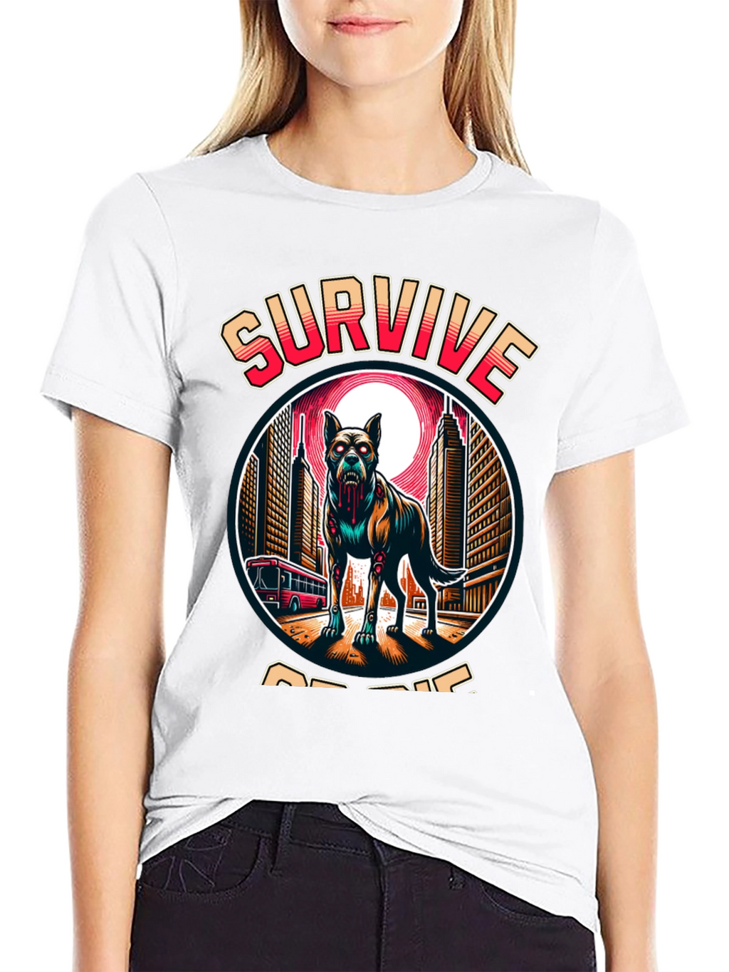 Survive Zombie Dog T-Shirt