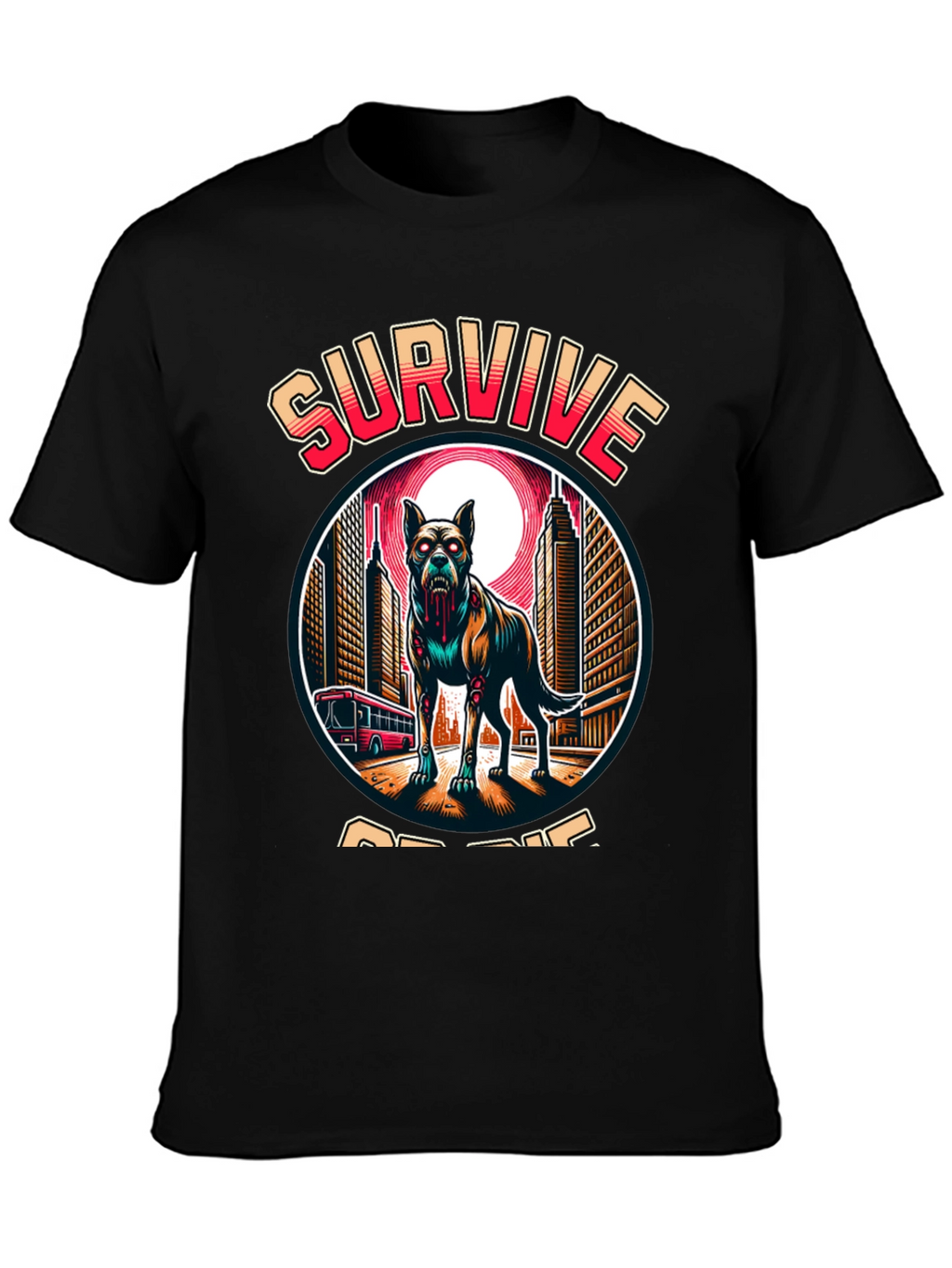 Survive Zombie Dog T-Shirt