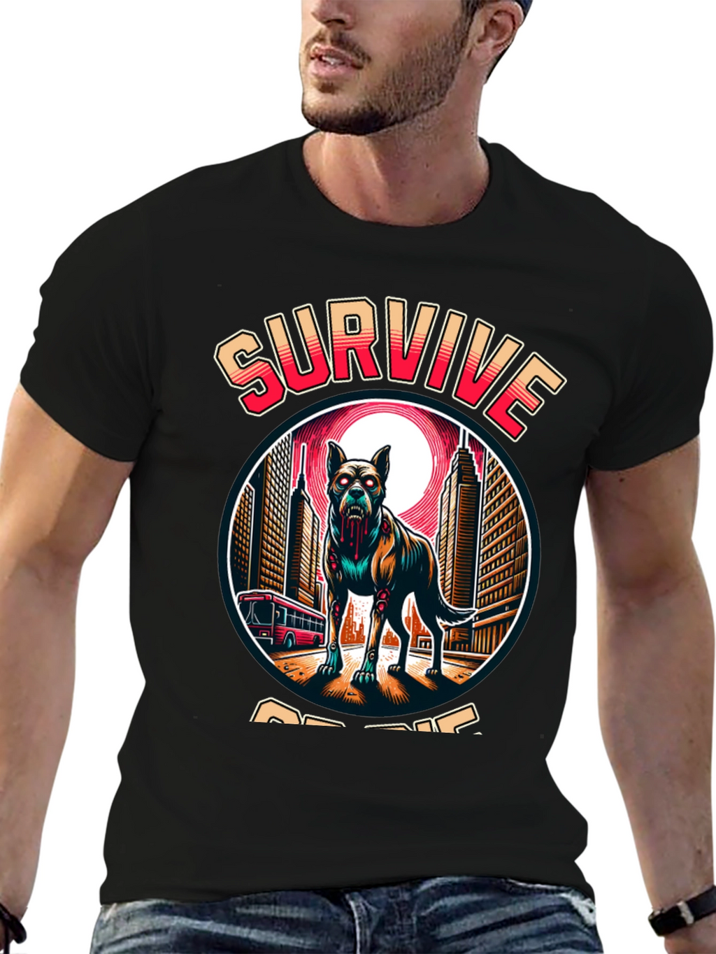 Survive Zombie Dog T-Shirt