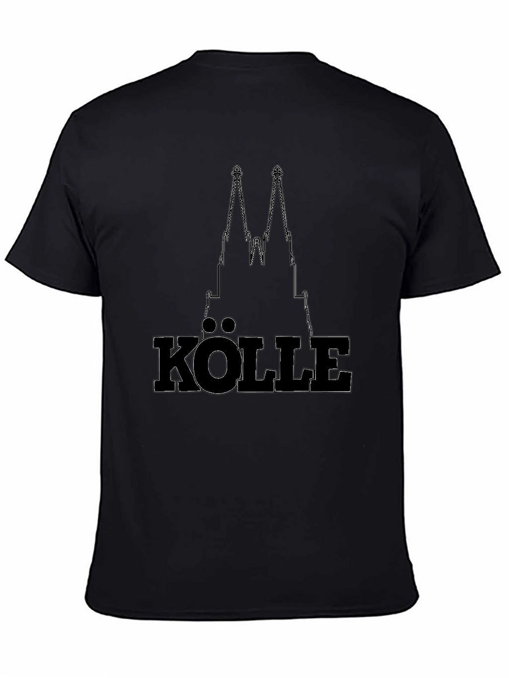 Köln Cathedral T-Shirt - Black