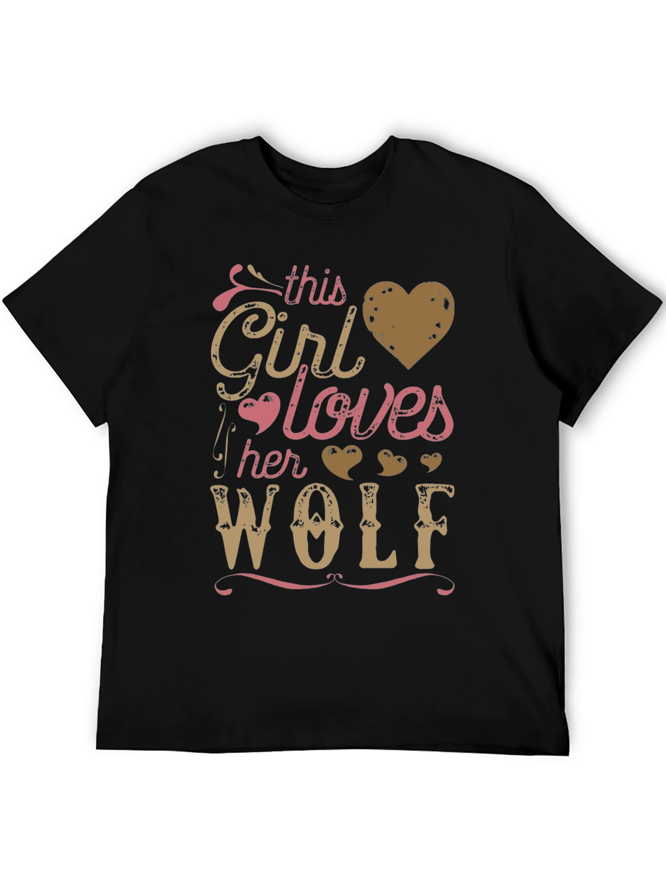 This Girl Loves Her Wolf Graphic Tee