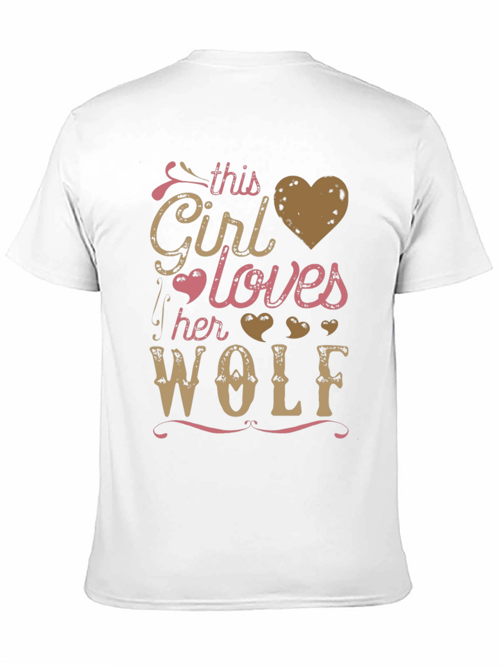This Girl Loves Her Wolf Graphic Tee