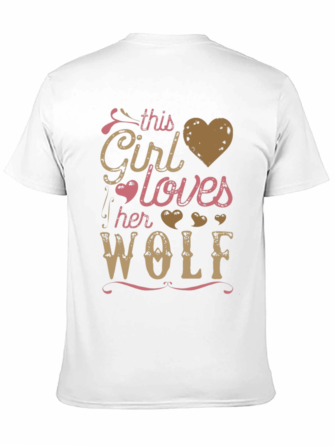 This Girl Loves Her Wolf Graphic Tee