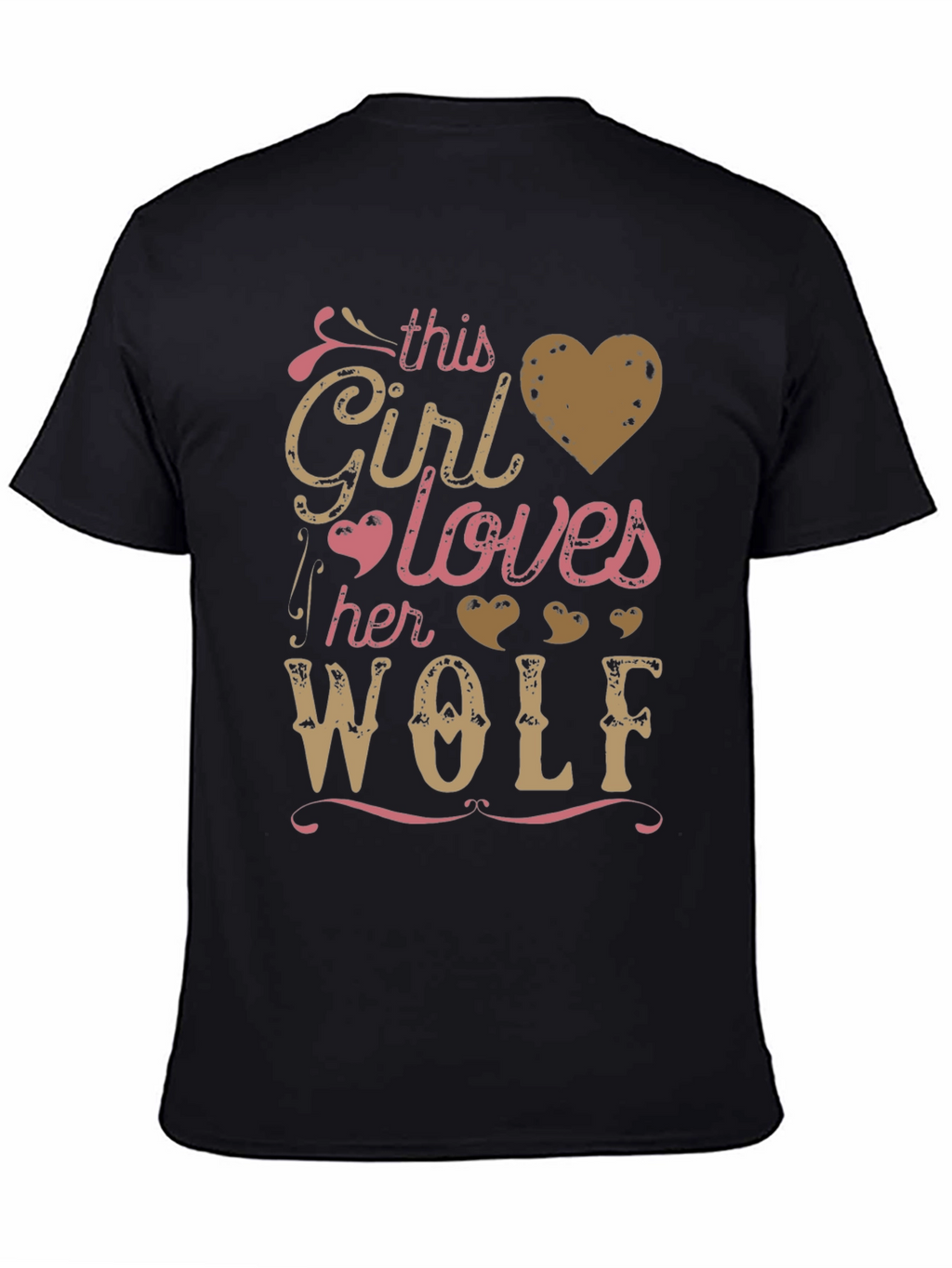 This Girl Loves Her Wolf Graphic Tee