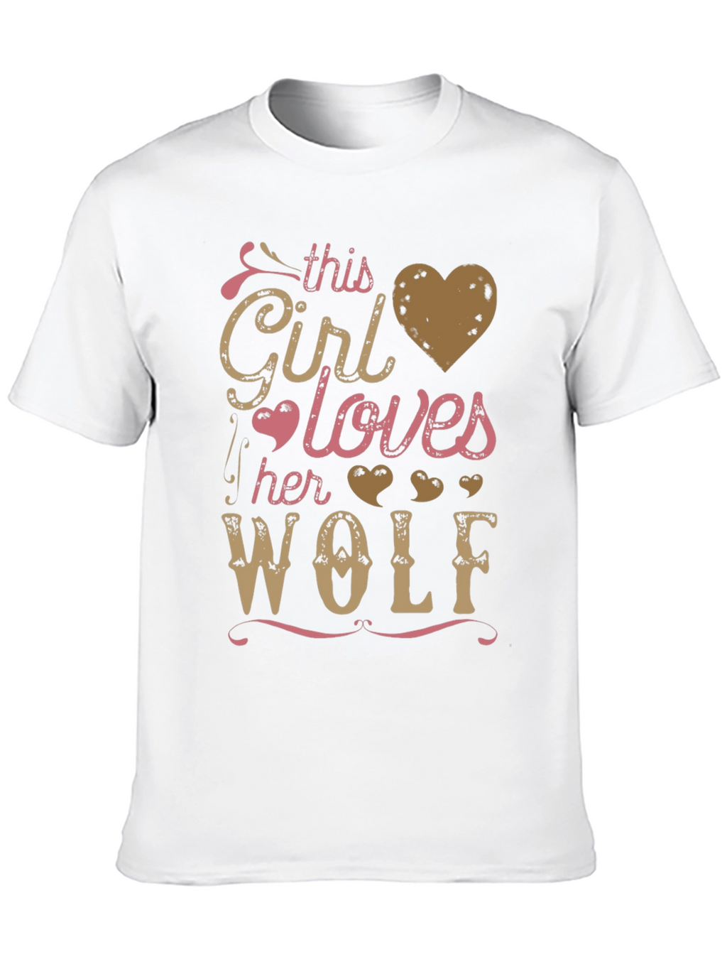 This Girl Loves Her Wolf Graphic Tee