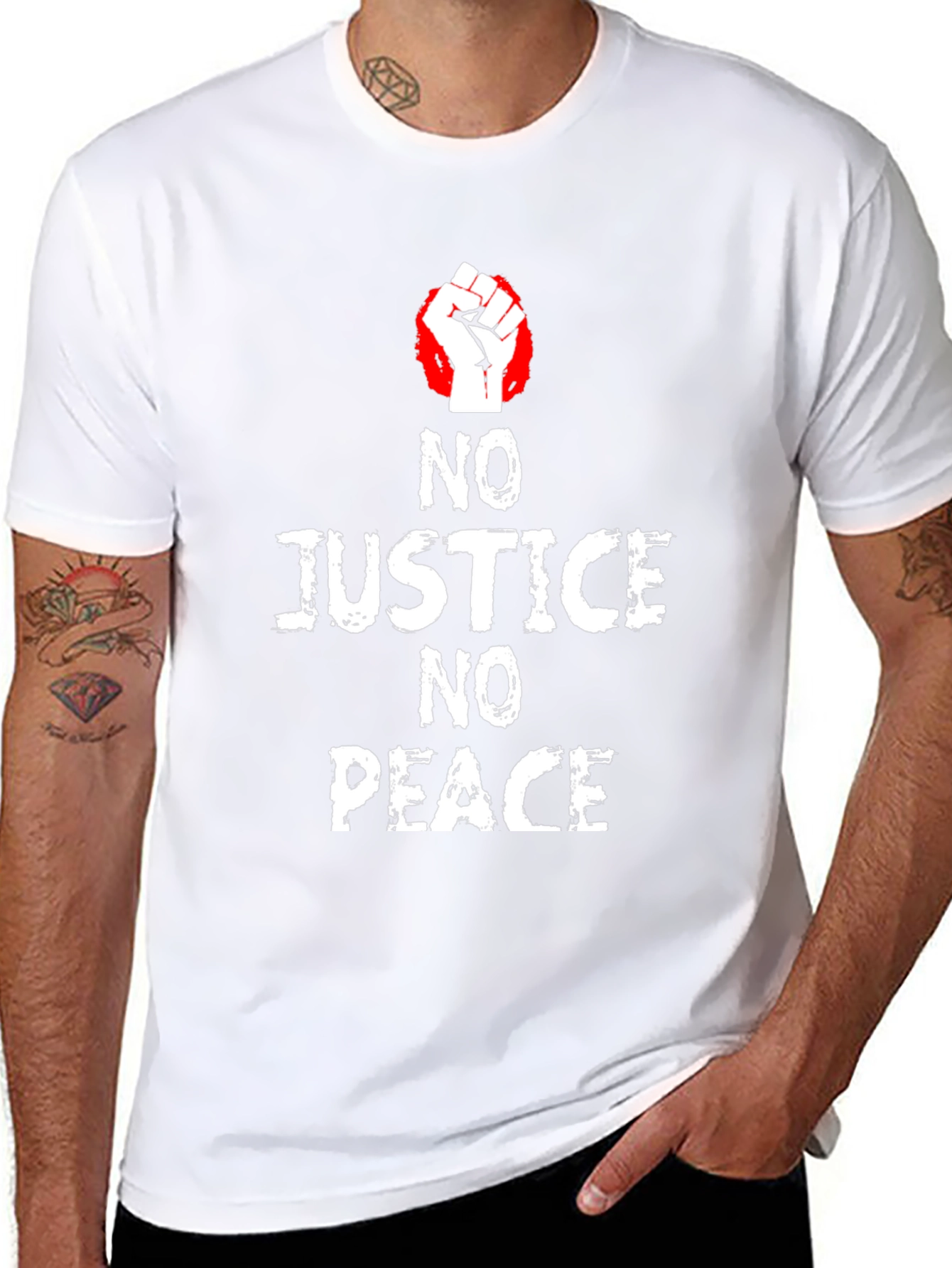 No Justice No Peace Graphic Tee