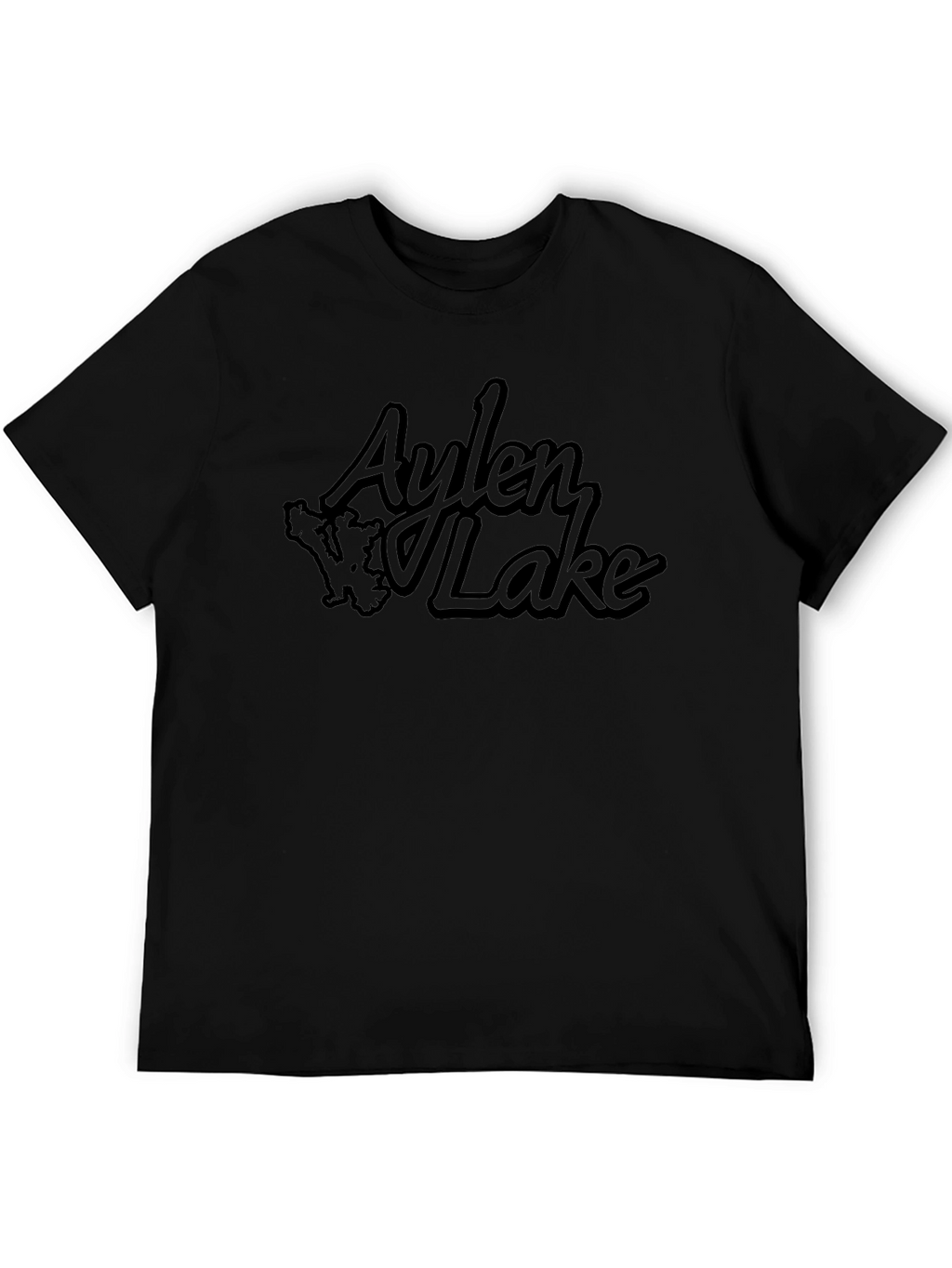 Aylen Lake T-Shirt - Black Graphic Tee