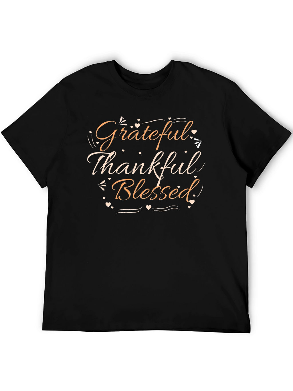 Grateful Thankful Blessed Graphic Tee