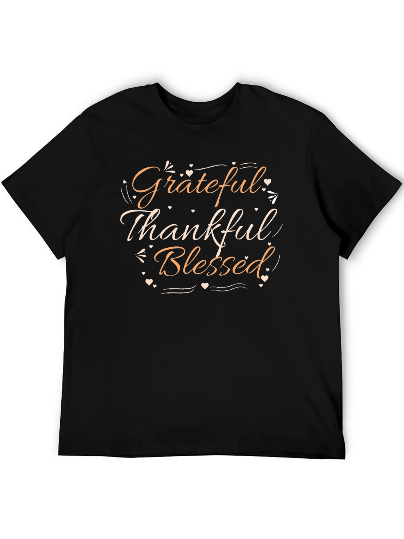 Grateful Thankful Blessed Graphic Tee