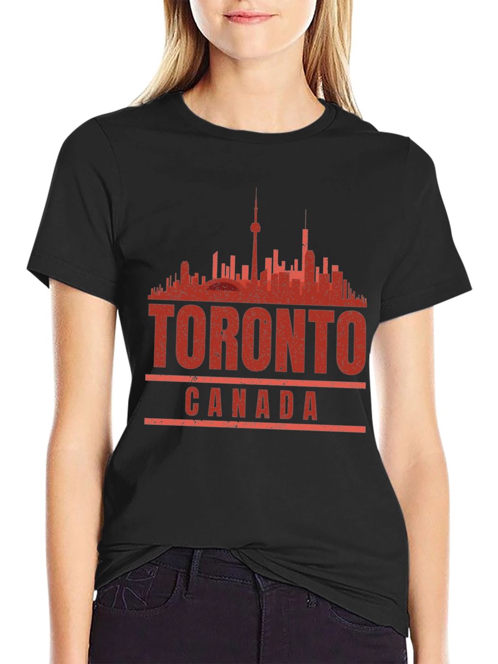 Toronto Canada Graphic Tee - Black