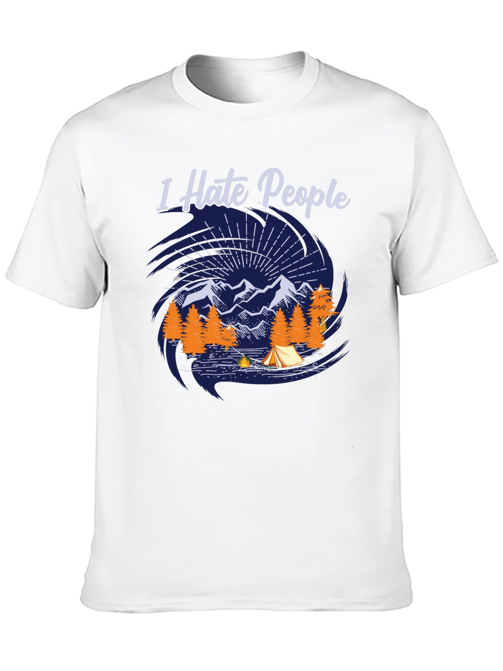 I Hate People Camping T-Shirt
