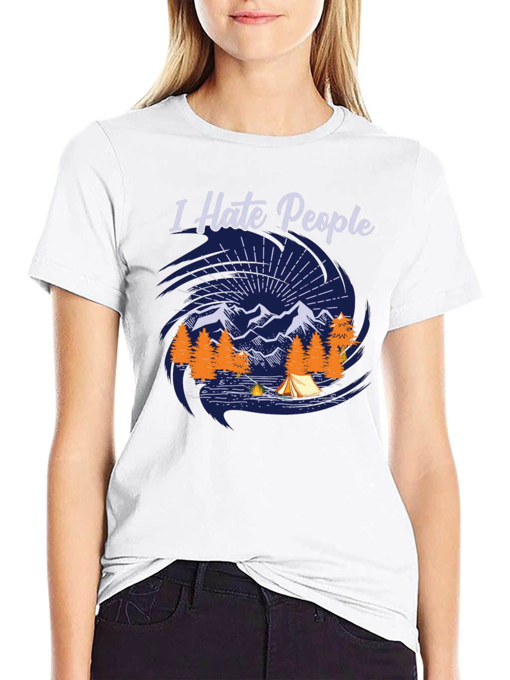 I Hate People Camping T-Shirt