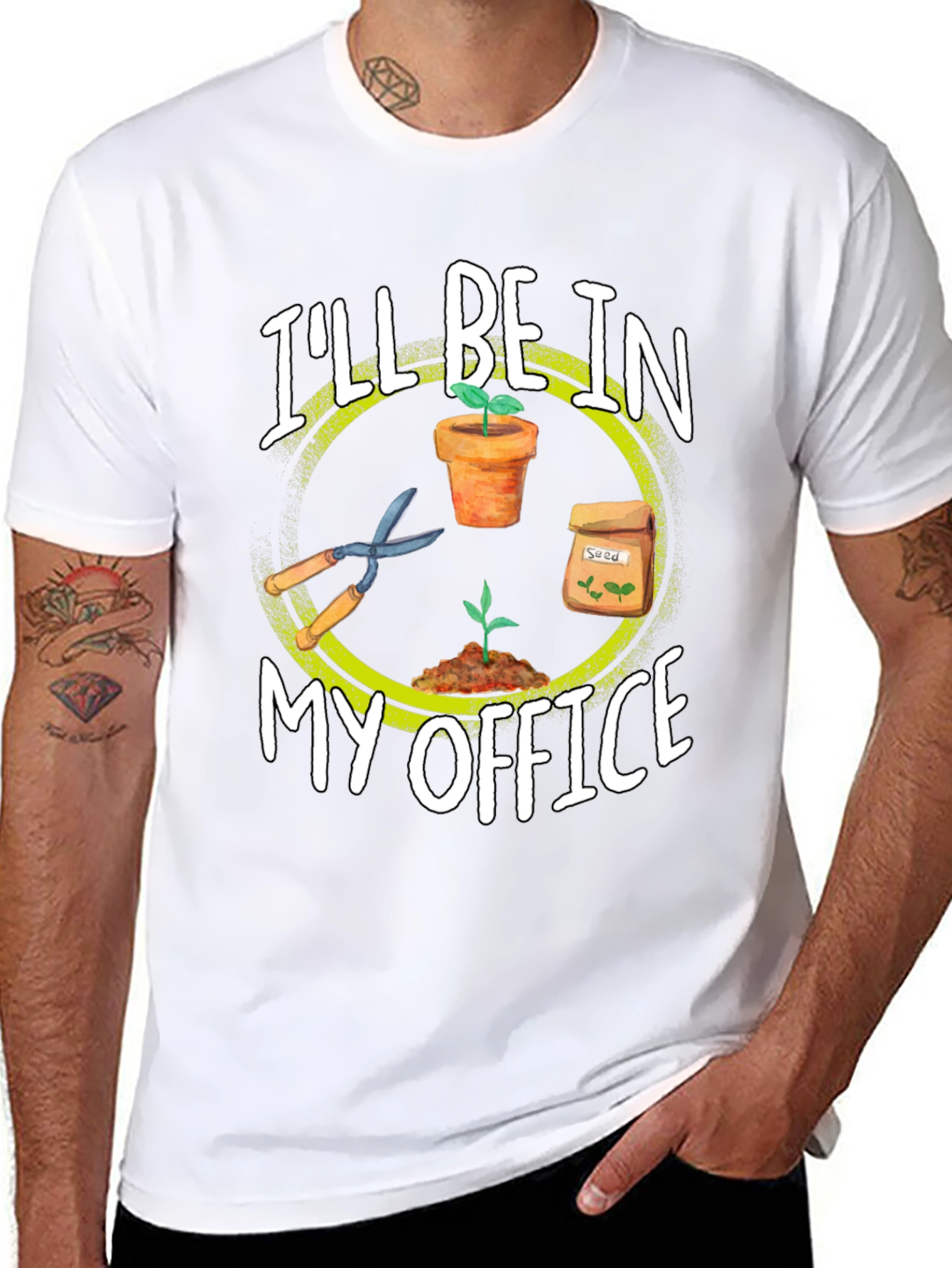 Gardeners Office T-Shirt - Plant Lover Tee