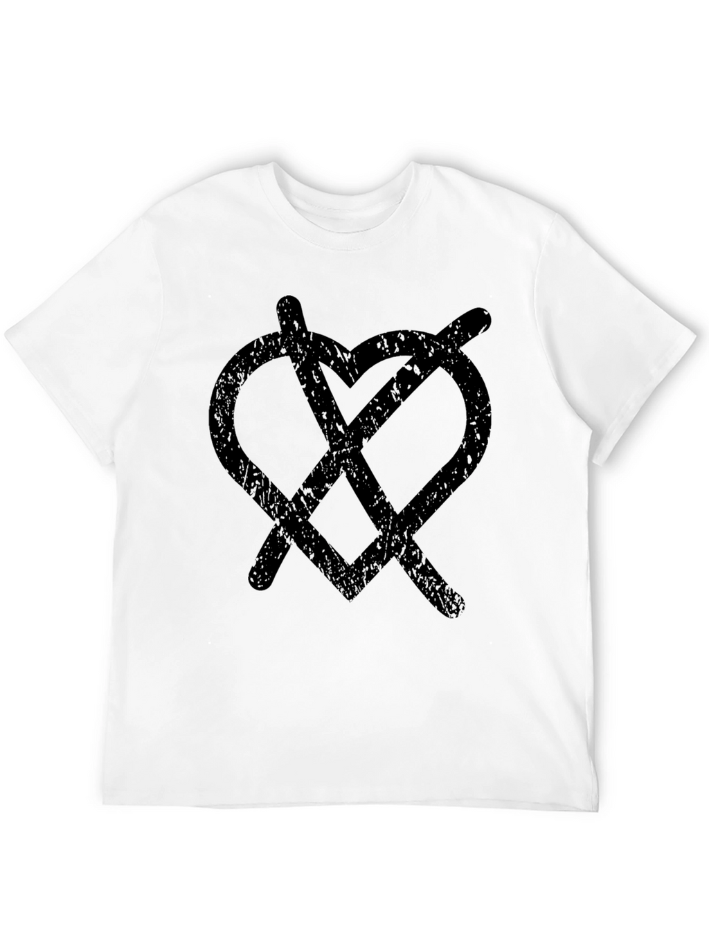 Grunge Heartless Graphic Tee