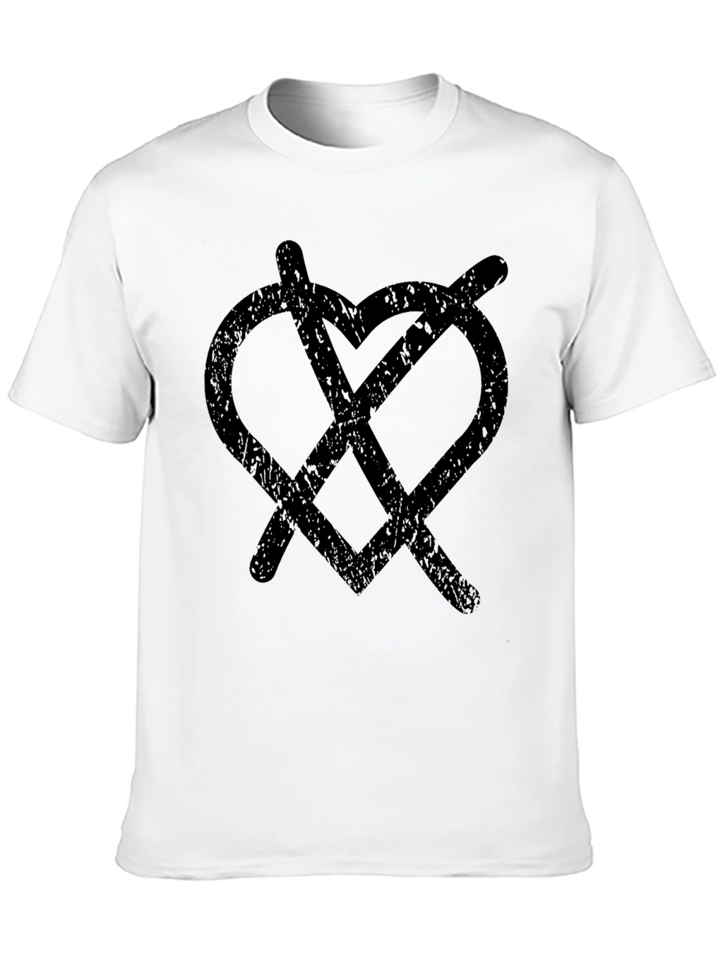Grunge Heartless Graphic Tee