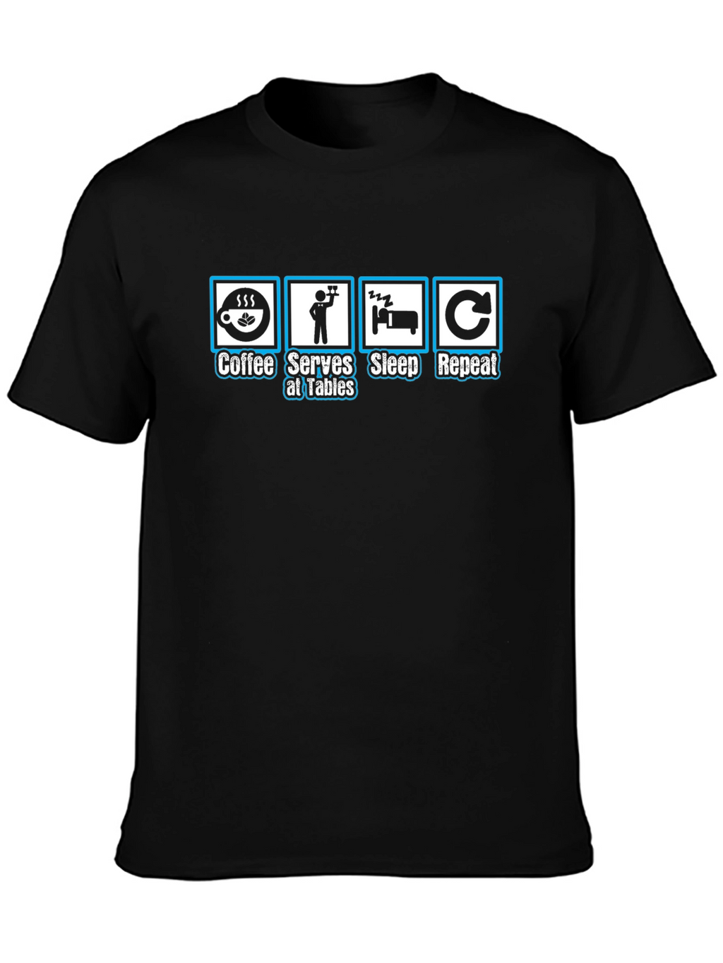 Coffee Servers Sleep Repeat T-Shirt
