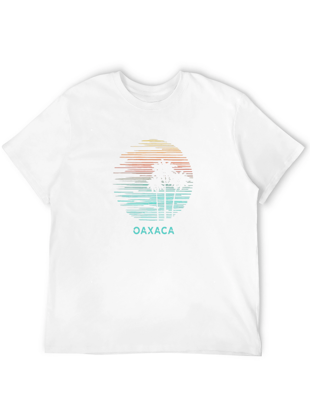 Oaxaca Palm Tree Sunset Graphic T-Shirt