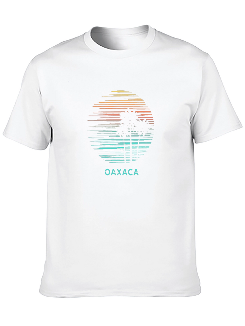 Oaxaca Palm Tree Sunset Graphic T-Shirt