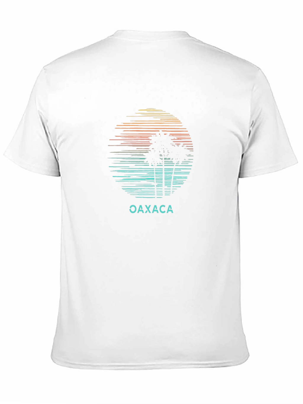 Oaxaca Palm Tree Sunset Graphic T-Shirt