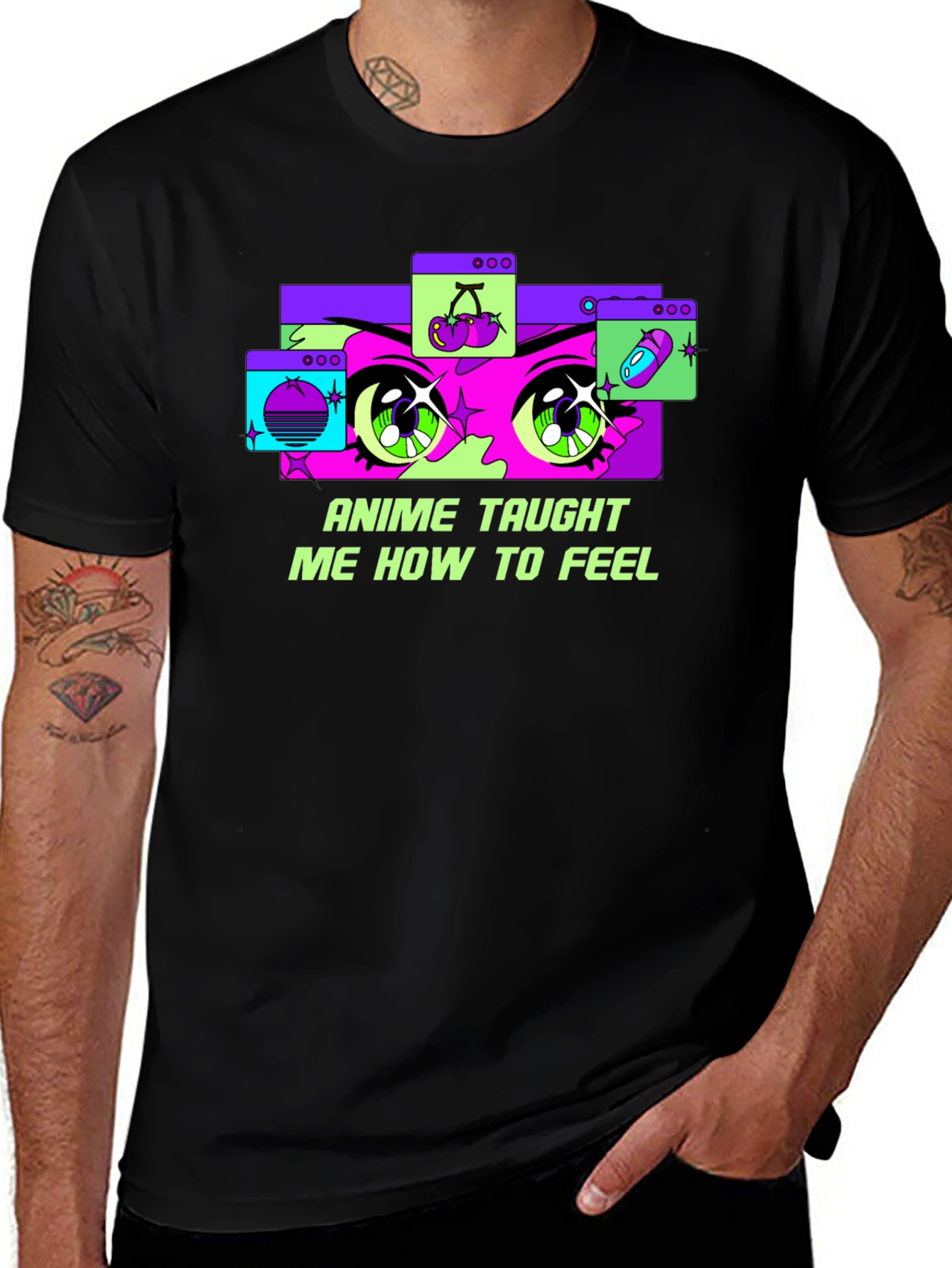 Anime Taught Me T-Shirt - Graphic Tee