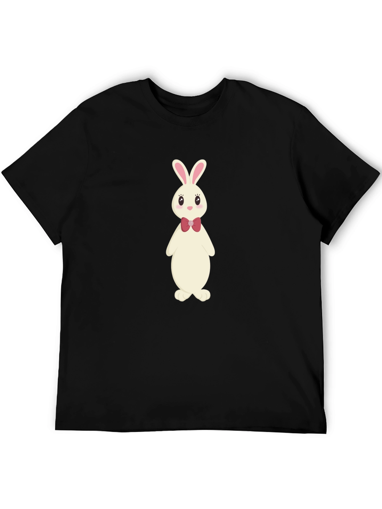 Cute Bunny Graphic Tee - Soft Cotton Comfort
