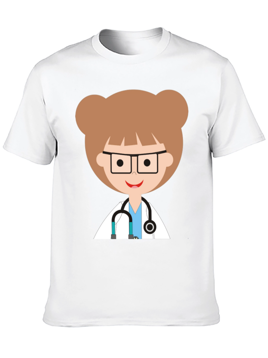 Cute Cartoon Doctor Graphic Tee